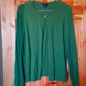 Ann Taylor crew neck cardigan